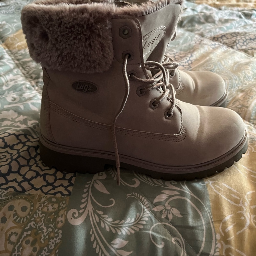 Lugz Women's Tan Fur-Lined Boots